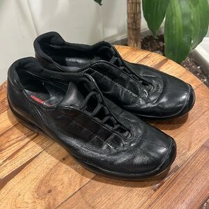 Leather Prada shoes